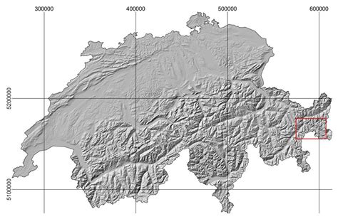 swiss coordinates map.